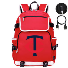 Minnesota Twins Backpack School Notebook Travel Bags
