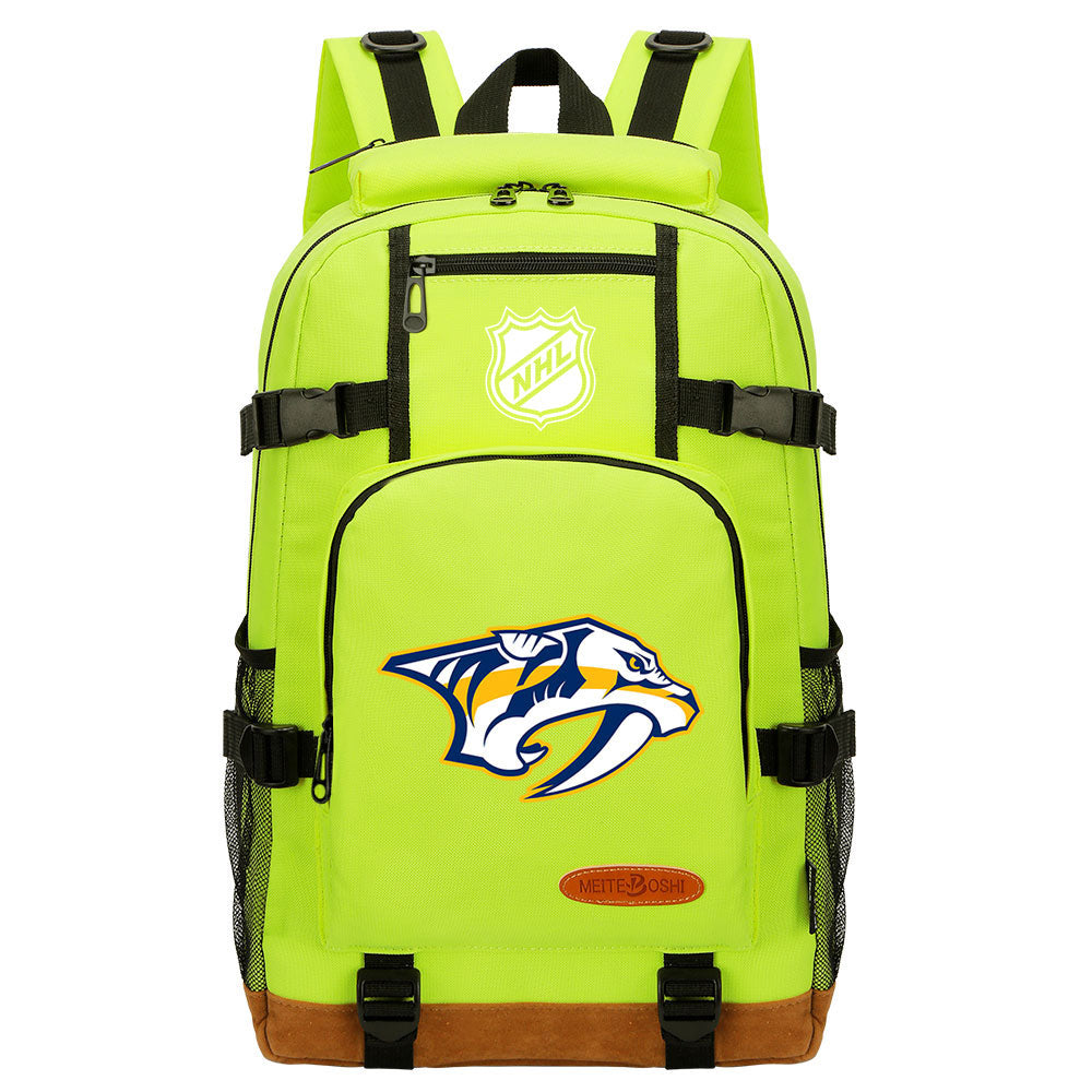 Nashville Predators Hockey League Waterproof Backpack School Notebook Travel Bag