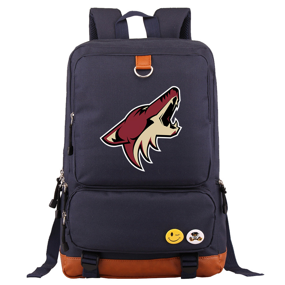 Arizona Coyotes Hockey Team Proof Backpack NoteBook Laptop School Bag