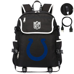 Indianapolis Colts Hockey League Backpack School Notebook Travel Bag