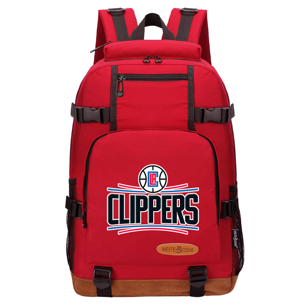 Los Angeles Clippers Waterproof Backpack School Notebook Travel Bag