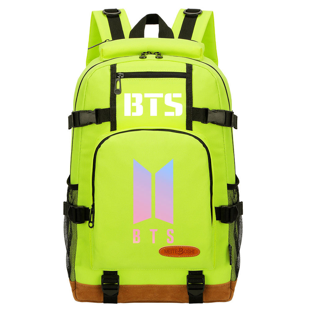 Kpop BTS Waterproof Backpack School Notebook Travel Bag