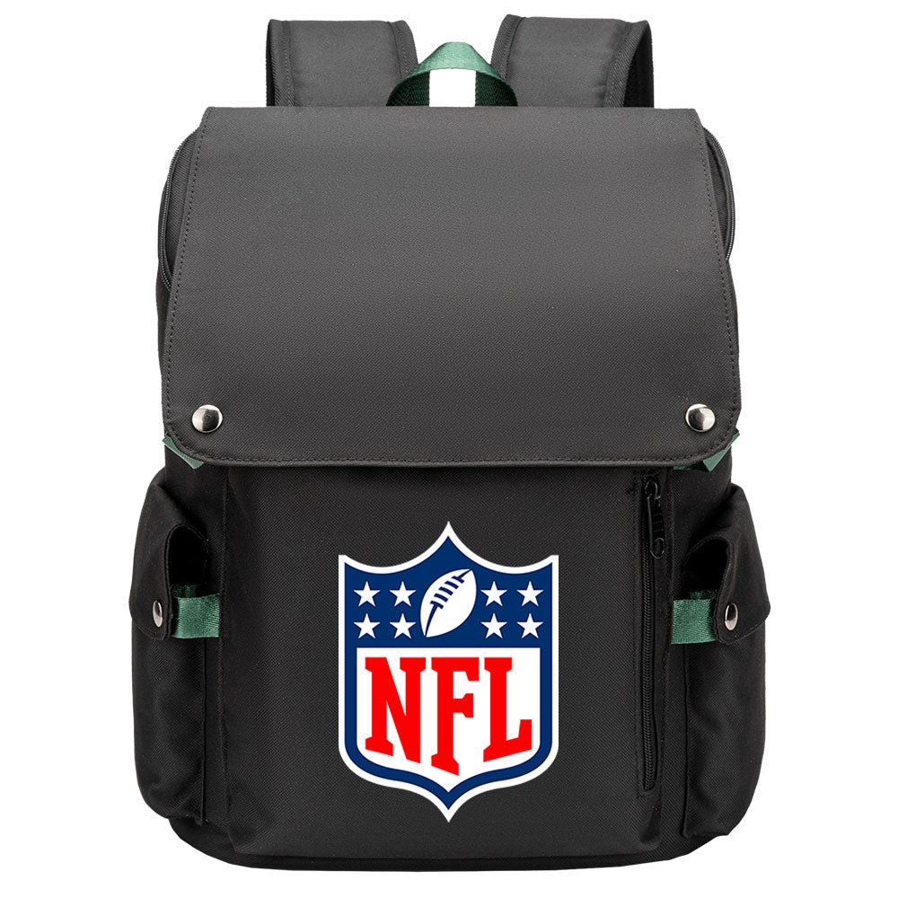 Football Team Rugby Laptop Backpack Oxford School Bag