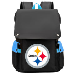 Pittsburgh Steelers Football Team Rugby Laptop Backpack Oxford School Bag