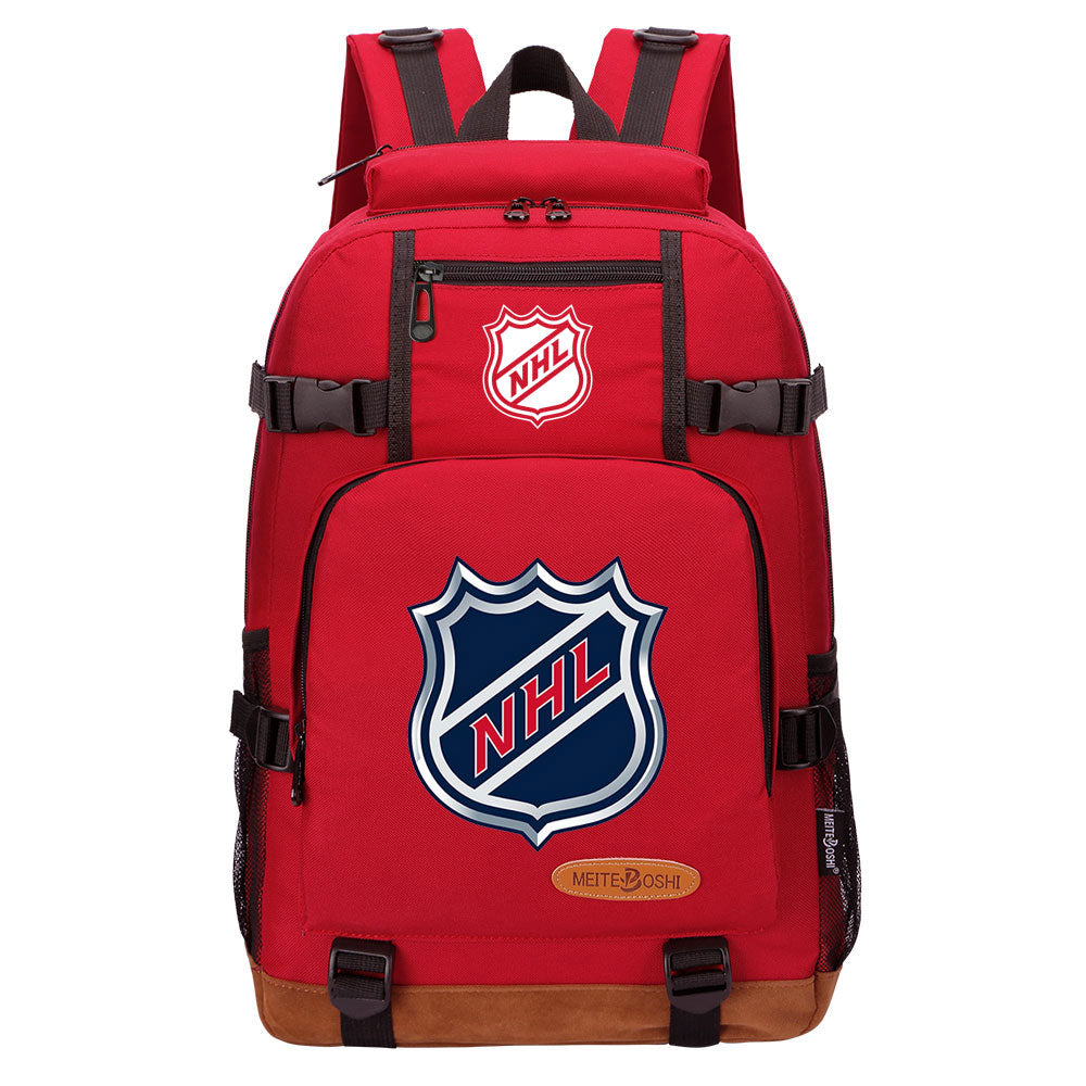 Hockey Team Waterproof Backpack School Notebook Travel Bag