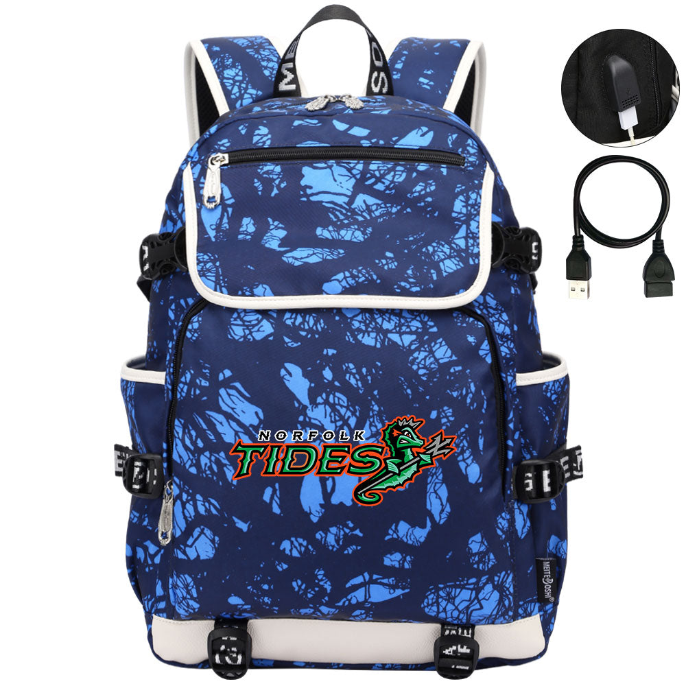 Norfolk Tides Backpack School Notebook Travel Bags