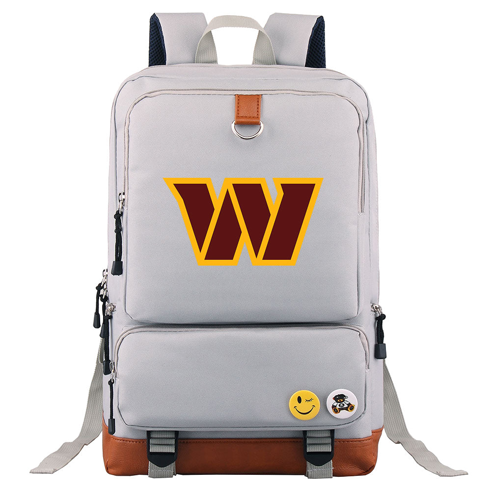 Washington Commanders Football Team Rugby Proof Backpack NoteBook Laptop School Bag