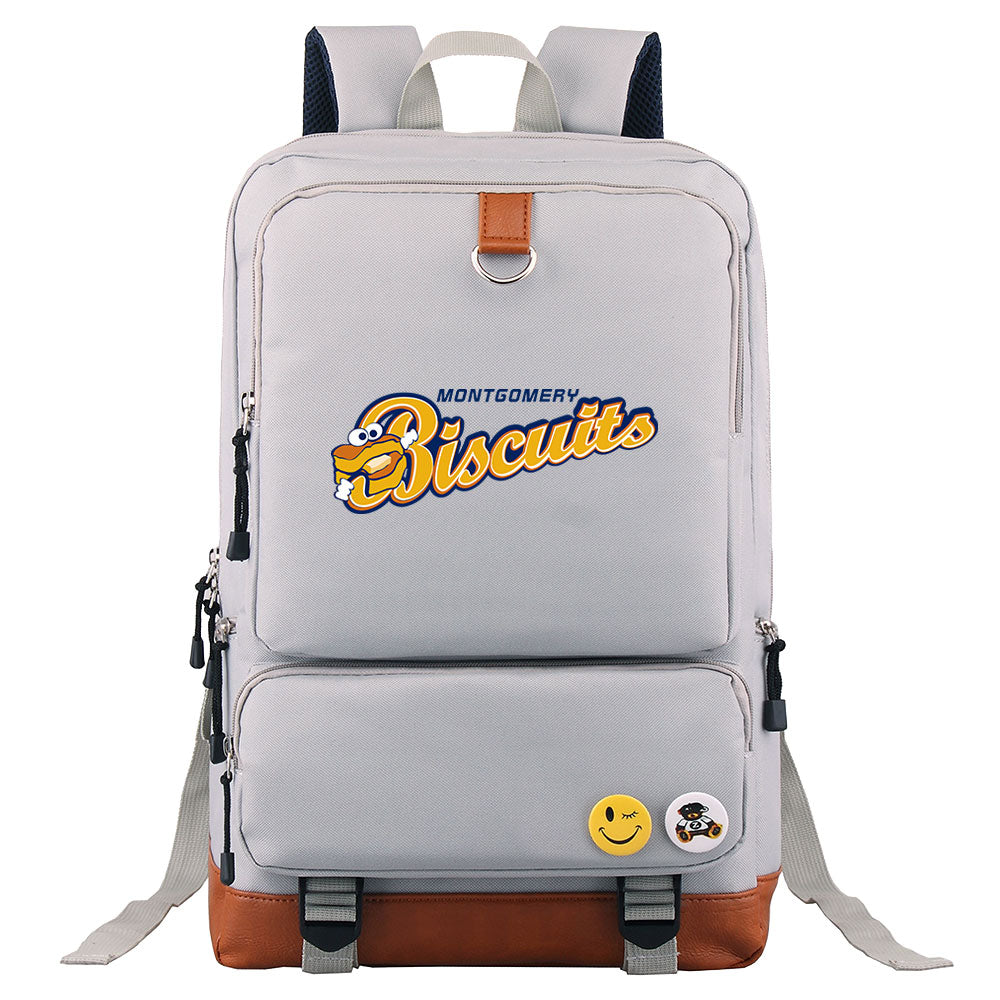 Montgomery Biscuits Proof Backpack NoteBook Laptop School Bag