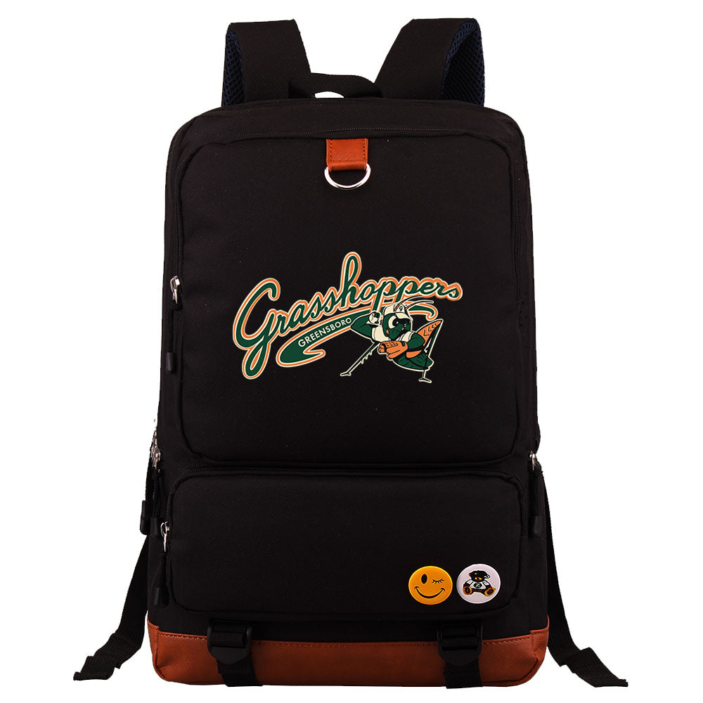 Greensboro Grasshoppers Water Proof Backpack NoteBook Laptop School Bag
