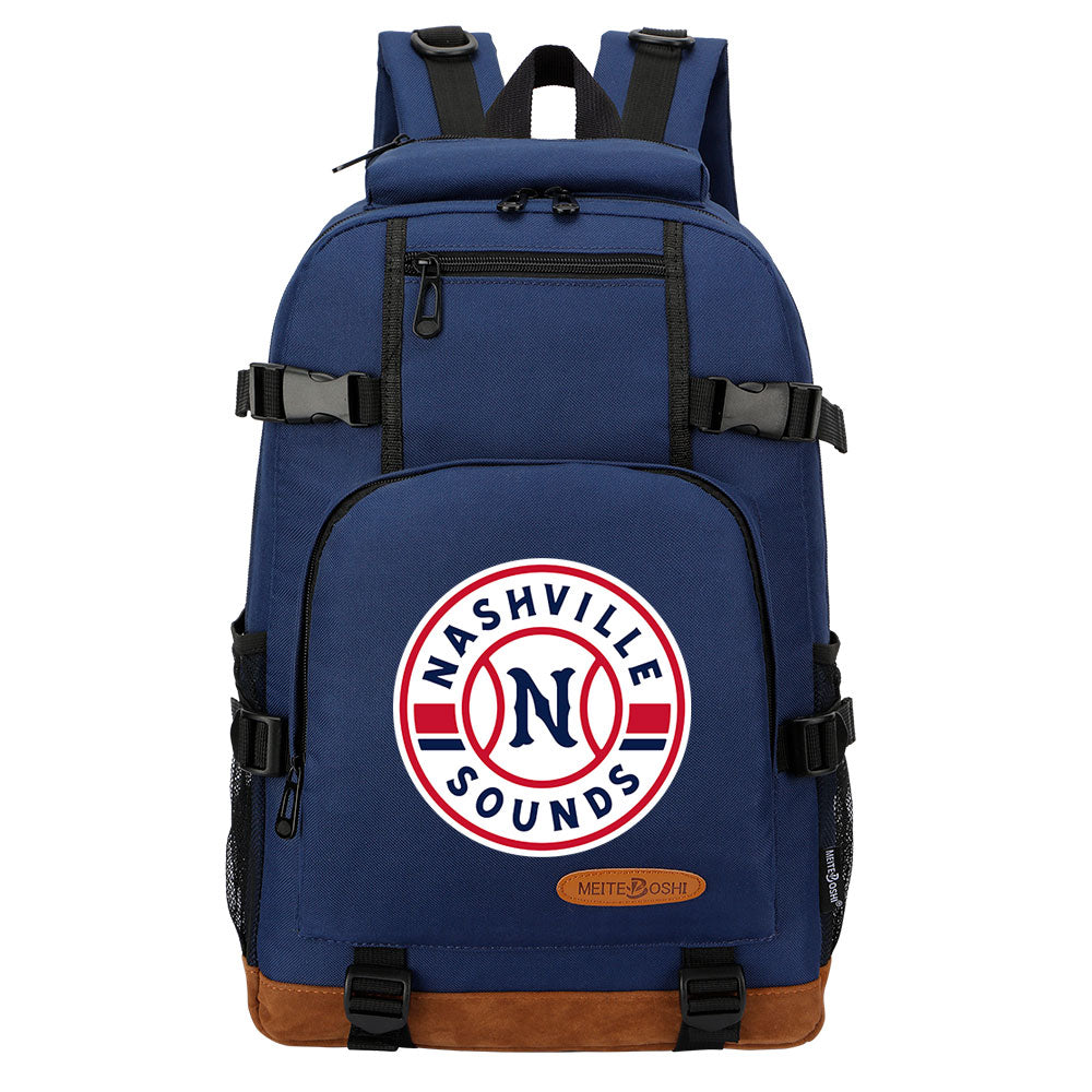 Nashville Sounds Waterproof Backpack School Notebook Travel Bag
