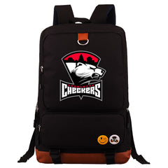 Charlotte Checkers Hockey Team Proof Backpack NoteBook Laptop School Bag