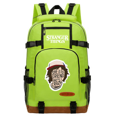 Strangers Things Dustin Henderson Waterproof Backpack School Notebook Travel Bag