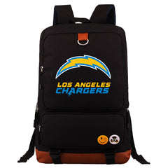 Los Angeles Chargers Football Team Rugby Proof Backpack NoteBook Laptop School Bag