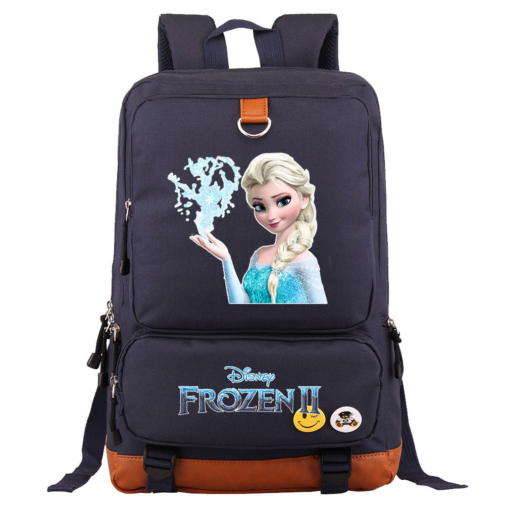 Frozen Elsa Anna Proof Backpack NoteBook Laptop School Bag