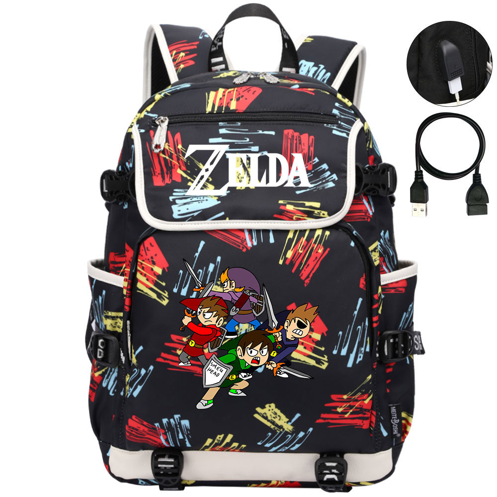 Zelda Backpack School Notebook Travel Bags