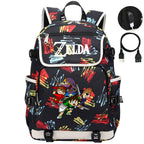 Zelda Backpack School Notebook Travel Bags