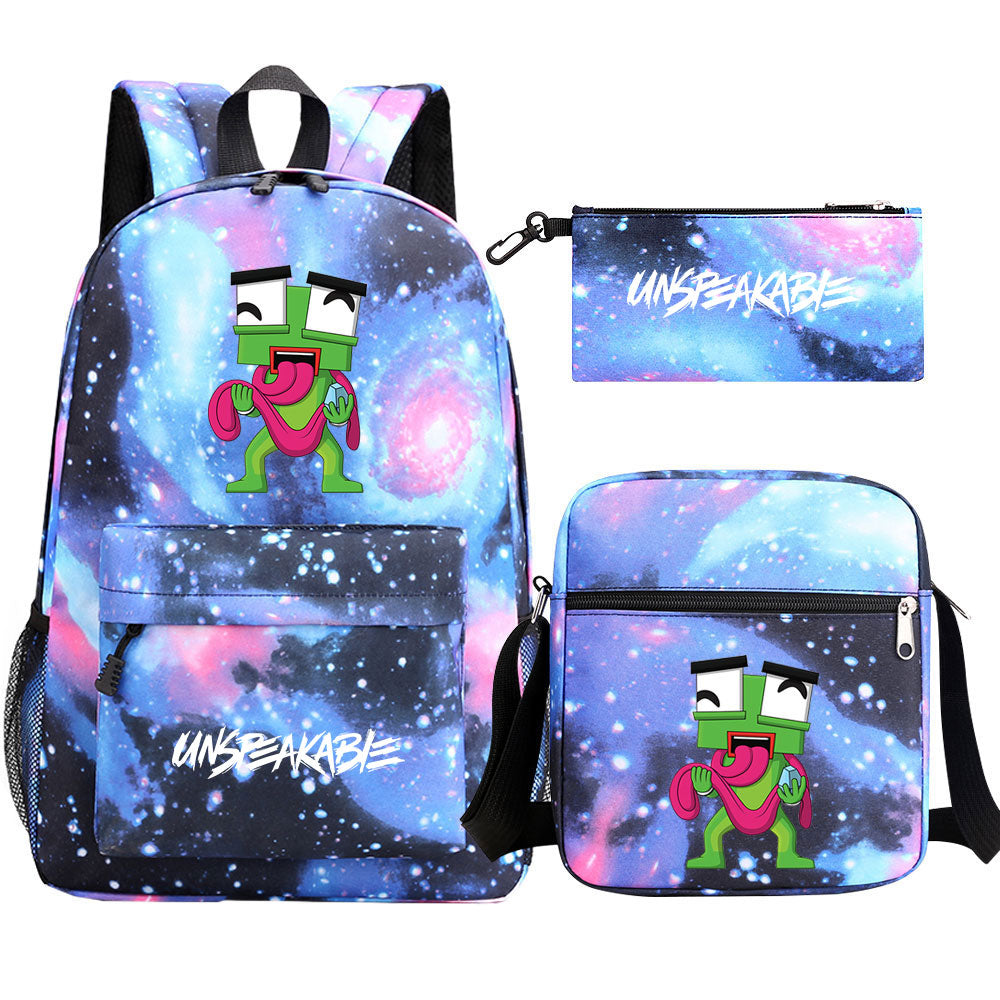 Unspeakable Game School Backpack Shoulder Bag Pencil Bags 3pcs Set