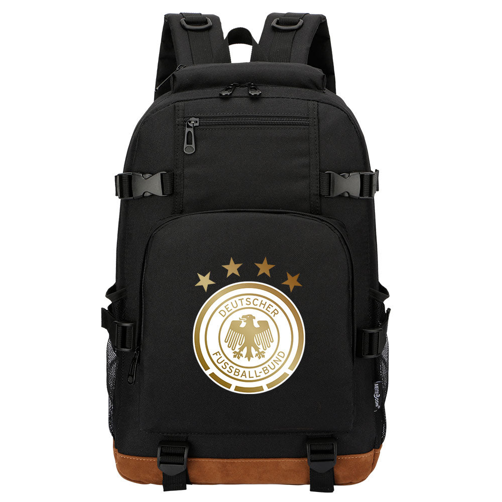 German National Football Team Waterproof Backpack School Notebook Travel Bag