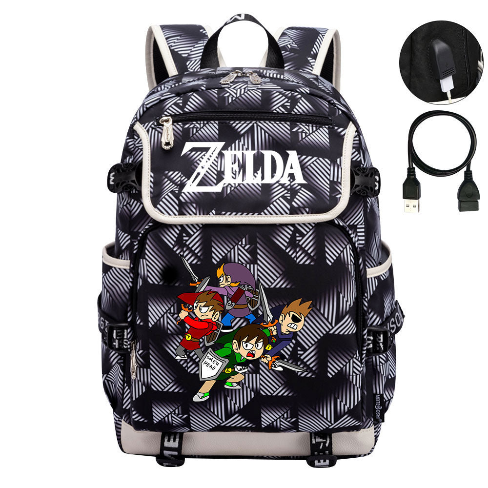 Zelda Backpack School Notebook Travel Bags