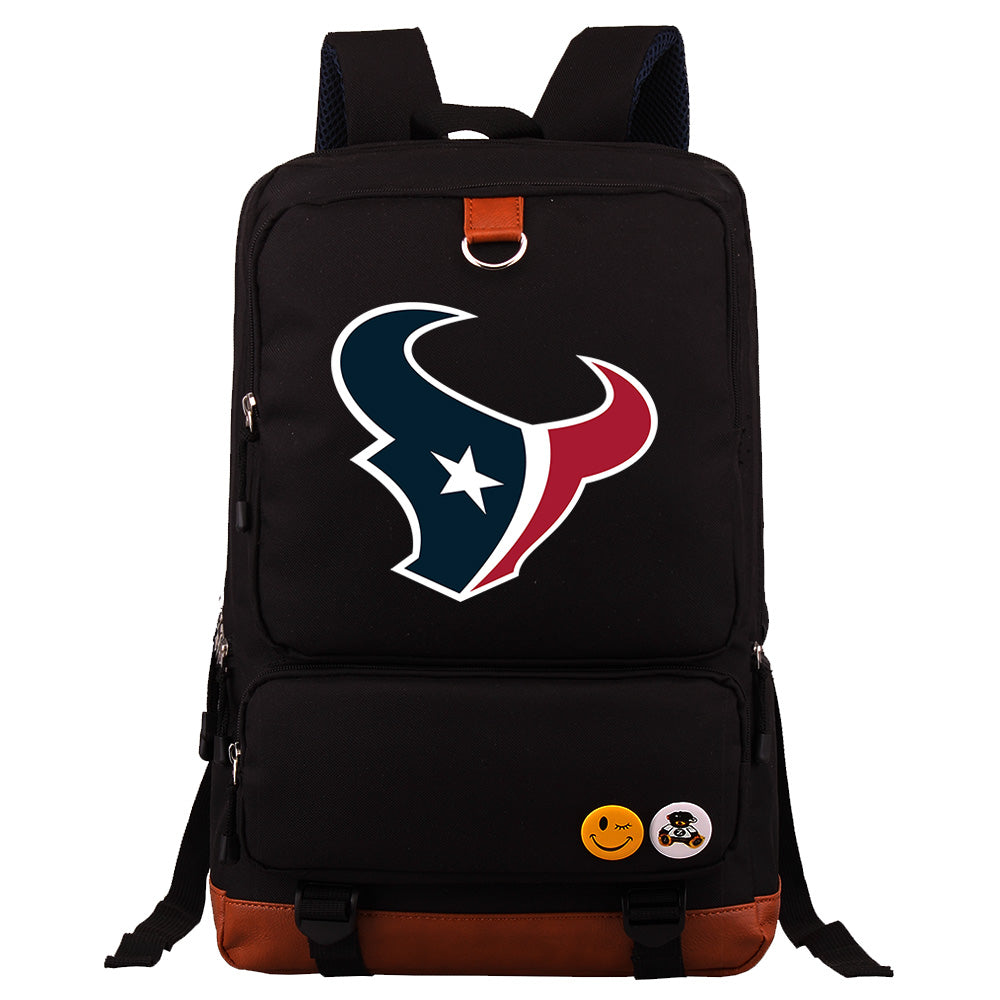 Houston Texans Football Team Rugby Proof Backpack NoteBook Laptop School Bag