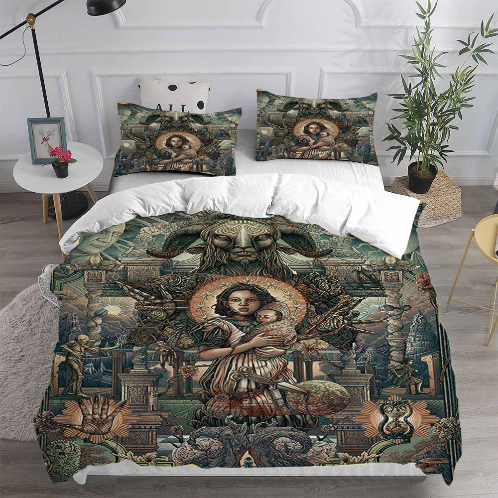 El Laberinto Del Fauno Cosplay Bedding Set Duvet Cover Pillowcases Halloween Home Decor