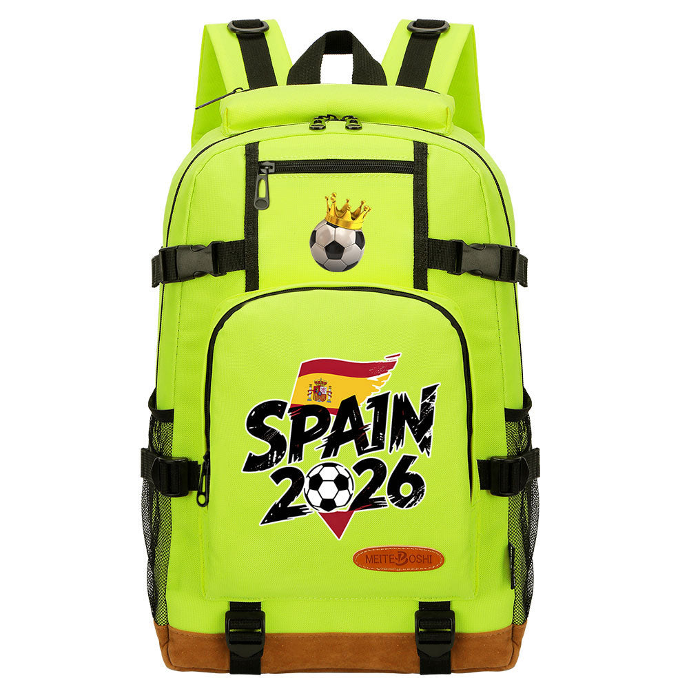 2026 Football Waterproof Backpack School Notebook Travel Bag
