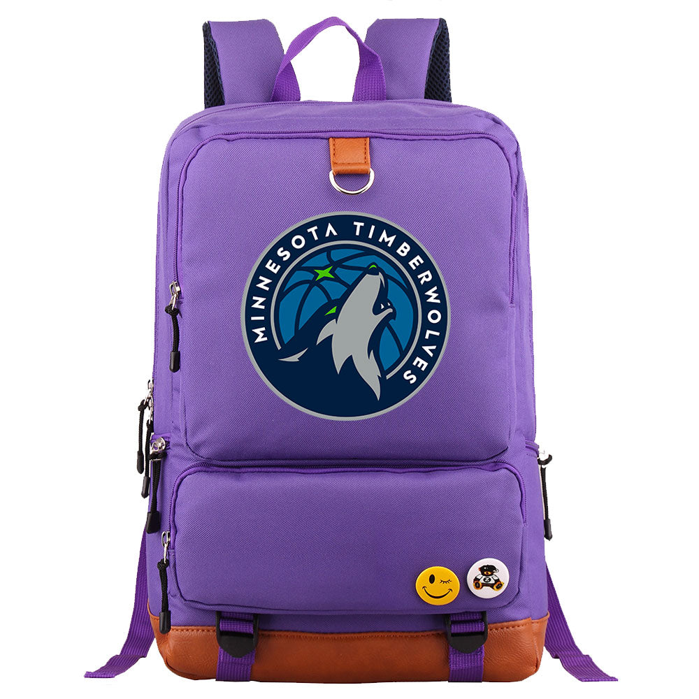 Minnesota Timberwolves Water Proof Backpack NoteBook Laptop School Bag