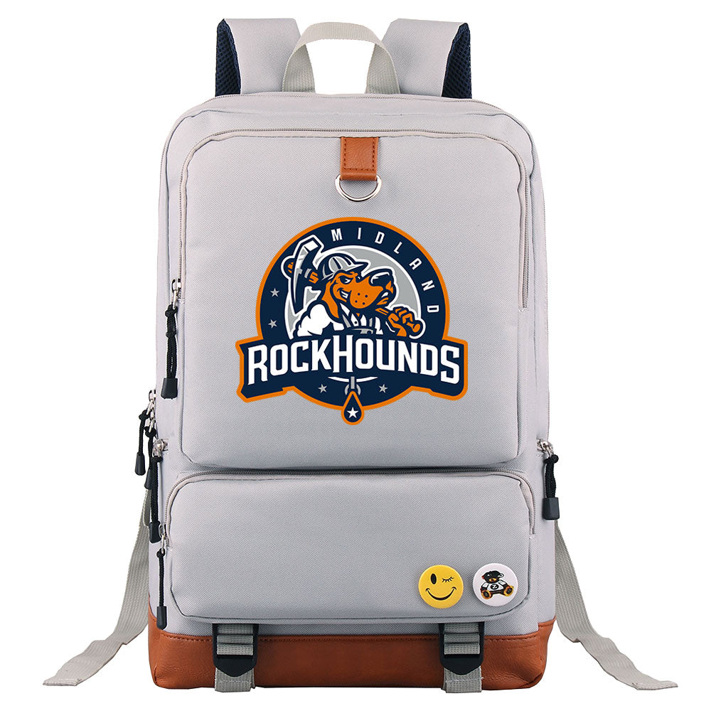 Midland RockHounds Water Proof Backpack NoteBook Laptop School Bag