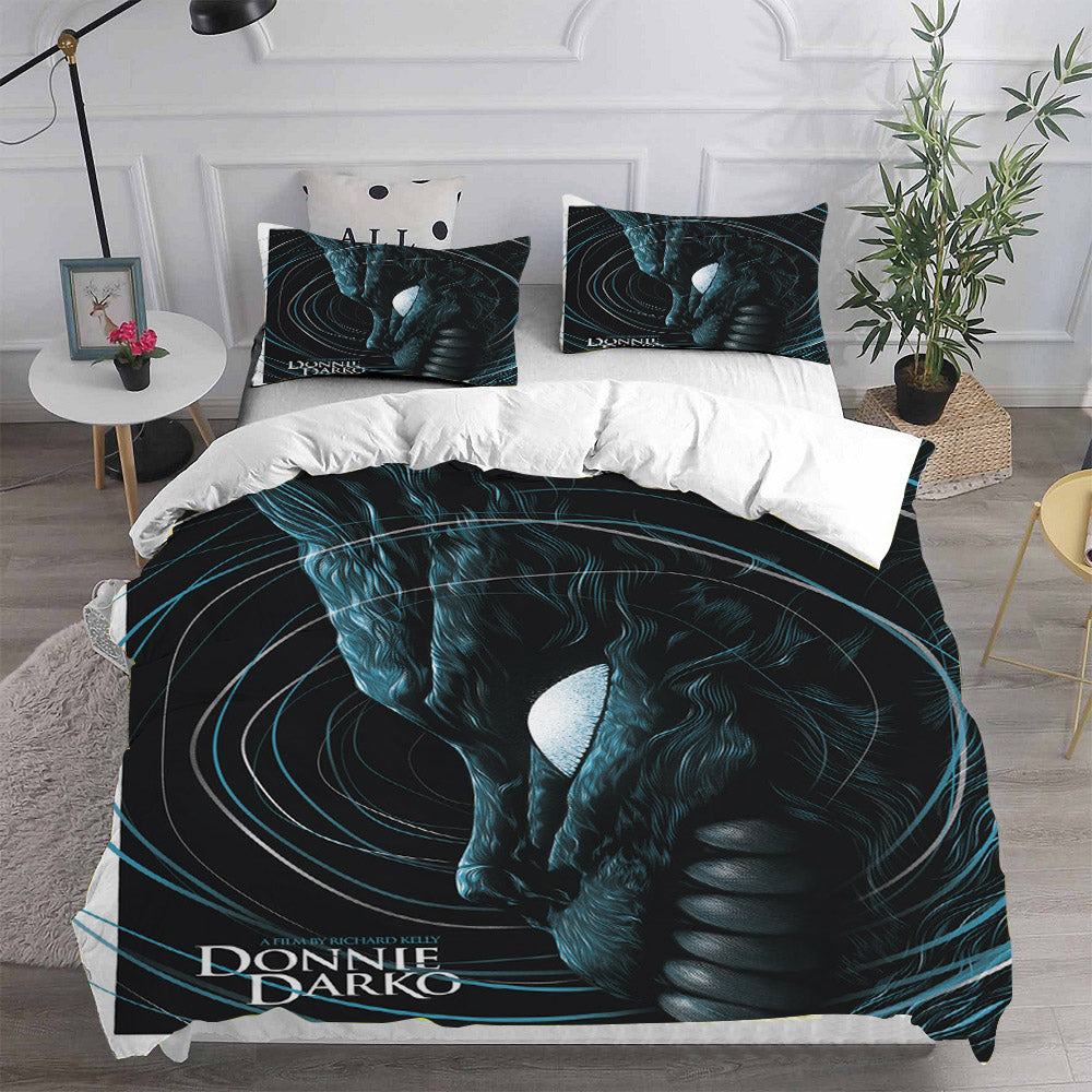 Donnie Darko Cosplay Bedding Set Duvet Cover Pillowcases Halloween Home Decor