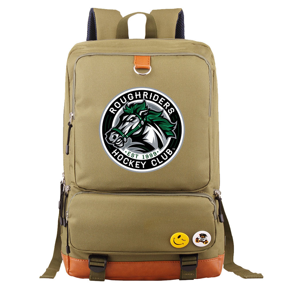 Roughriders Hockey Team Proof Backpack NoteBook Laptop School Bag