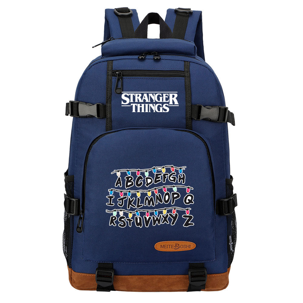 Strangers Things Waterproof Backpack School Notebook Travel Bag