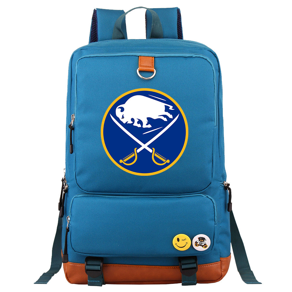 Buffalo Sabres Hockey Team Proof Backpack NoteBook Laptop School Bag
