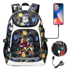 Arizona Coyotes Hockey League Backpack School Notebook Travel Bags With USB