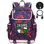 Zalgiris Backpack School Notebook Travel Bags
