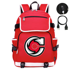 Cincinnati Cyclones Hockey League Backpack School Notebook Travel Bag