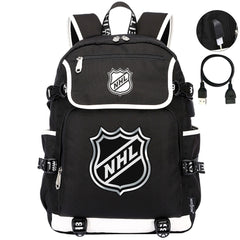 Hockey Team Backpack School Notebook Travel Bags