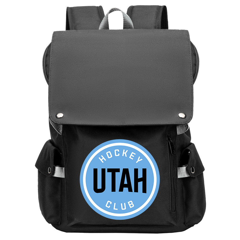 Utah Hockey Club Hockey Team School Backpack Oxford Laptop Bag