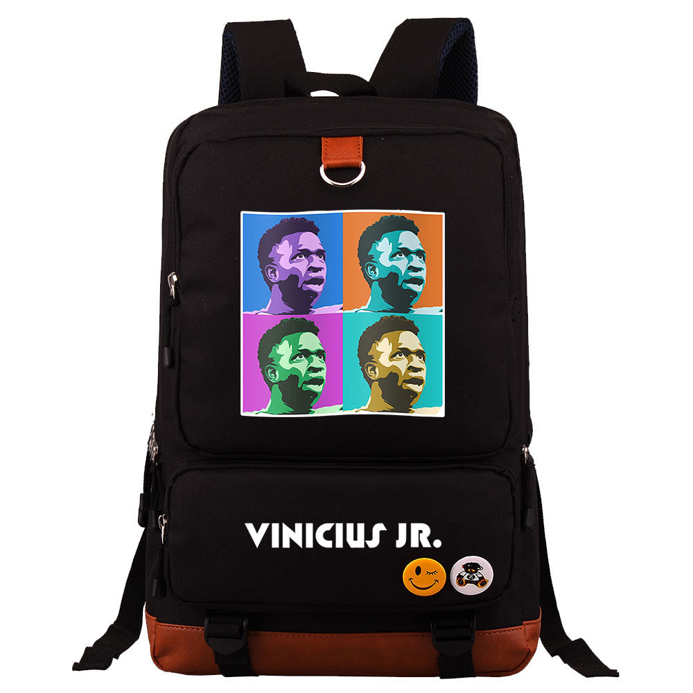 Vinicius Junior FC Proof Backpack NoteBook Laptop School Bag