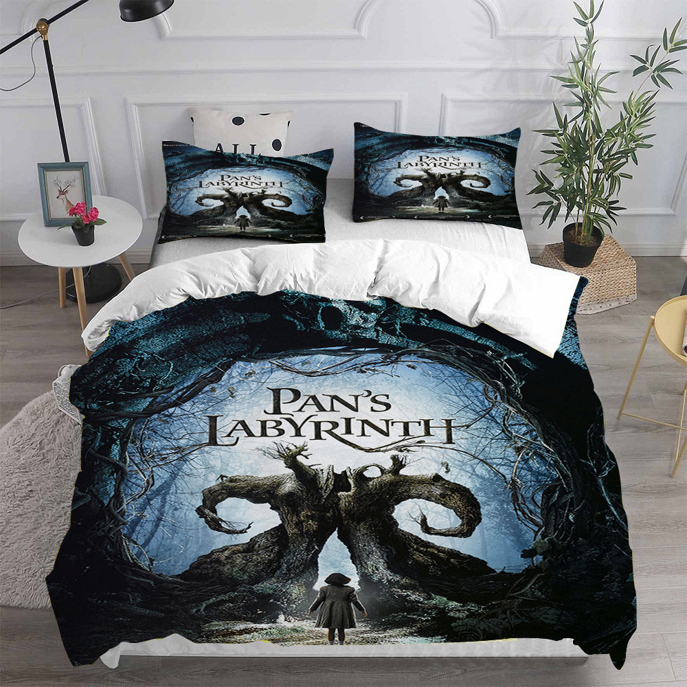 El Laberinto Del Fauno Cosplay Bedding Set Duvet Cover Pillowcases Halloween Home Decor