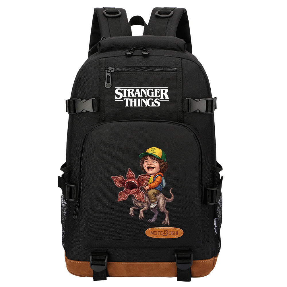 Strangers Things Dustin Henderson Waterproof Backpack School Notebook Travel Bag