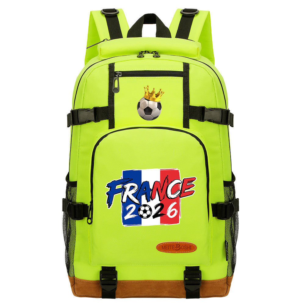 2026 Football Waterproof Backpack School Notebook Travel Bag
