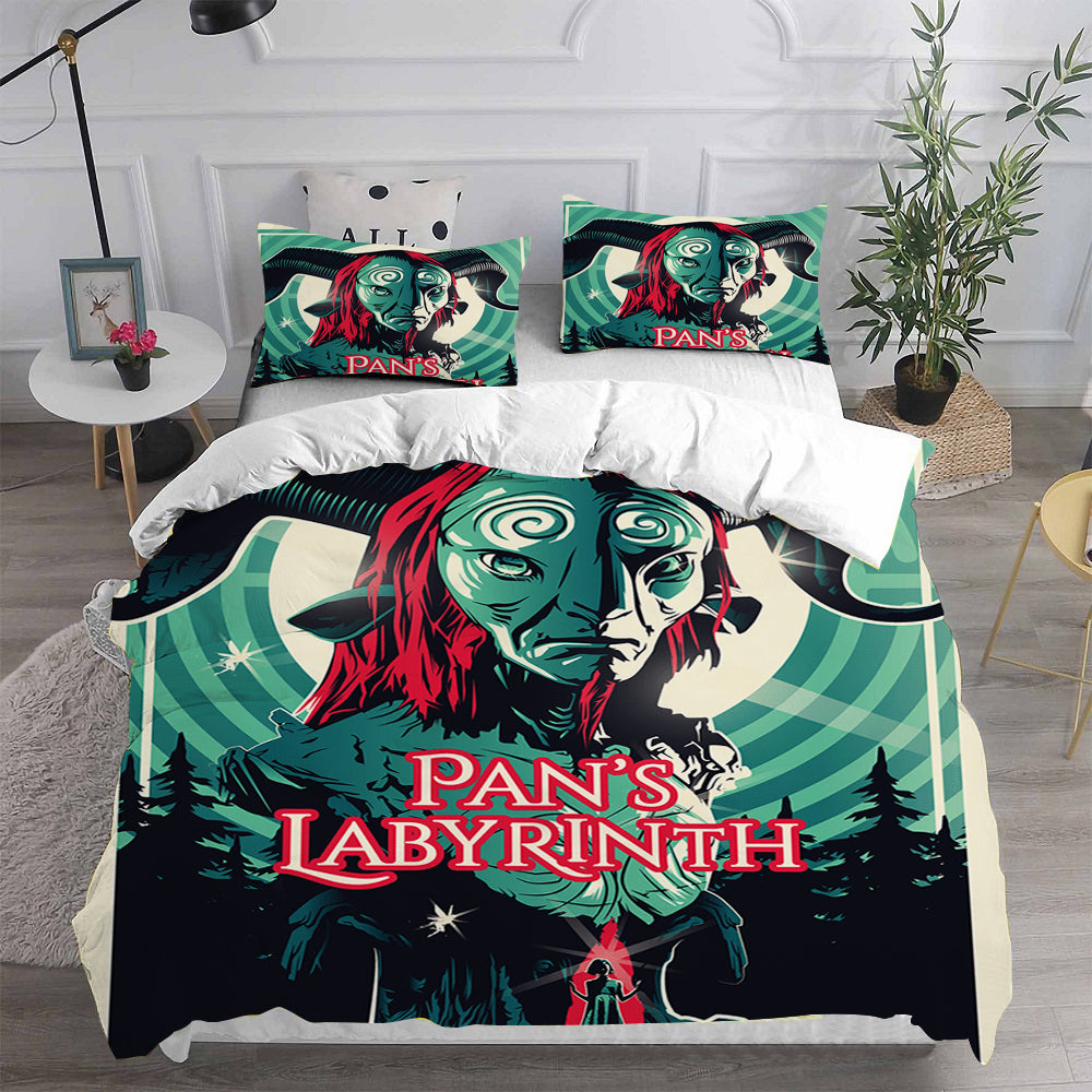 El Laberinto Del Fauno Cosplay Bedding Set Duvet Cover Pillowcases Halloween Home Decor