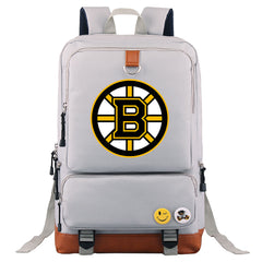 Boston Bruins Hockey Team Proof Backpack NoteBook Laptop School Bag