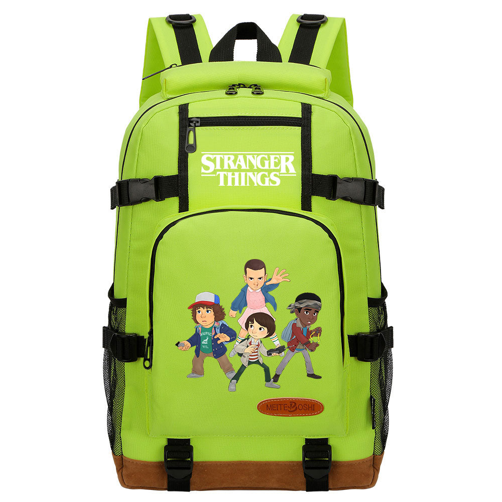 Strangers Things El Waterproof Backpack School Notebook Travel Bag