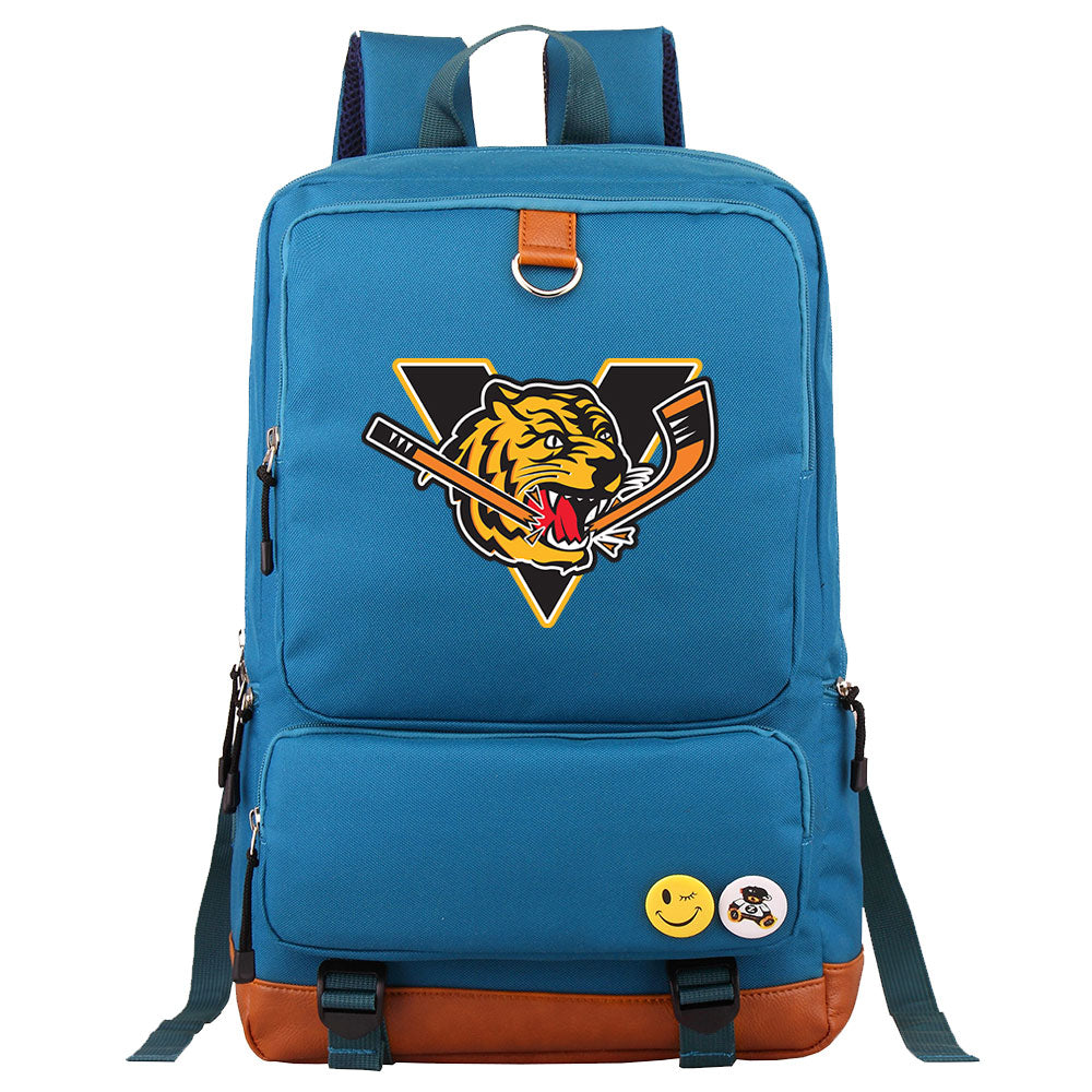 Victoriaville Tigres Hockey Team Proof Backpack NoteBook Laptop School Bag