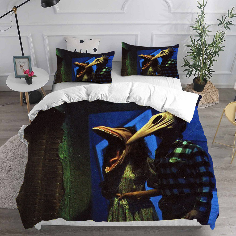 Beetlejuice Cosplay Bedding Set Duvet Cover Pillowcases Halloween Home Decor