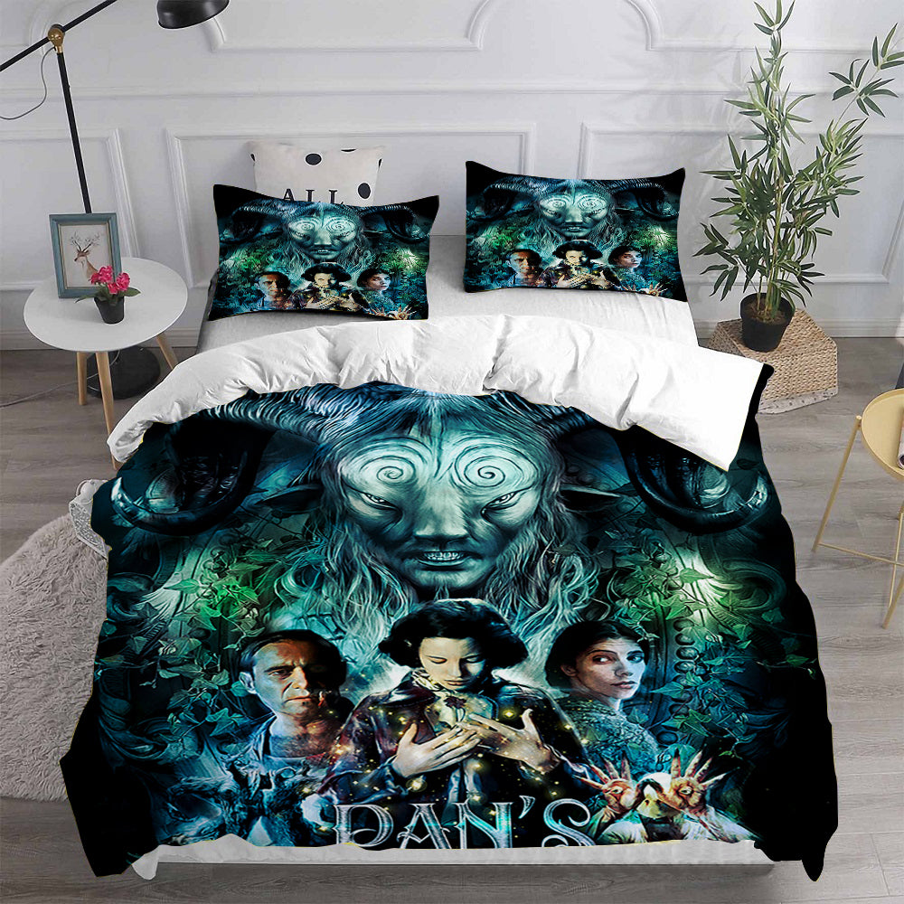 El Laberinto Del Fauno Cosplay Bedding Set Duvet Cover Pillowcases Halloween Home Decor