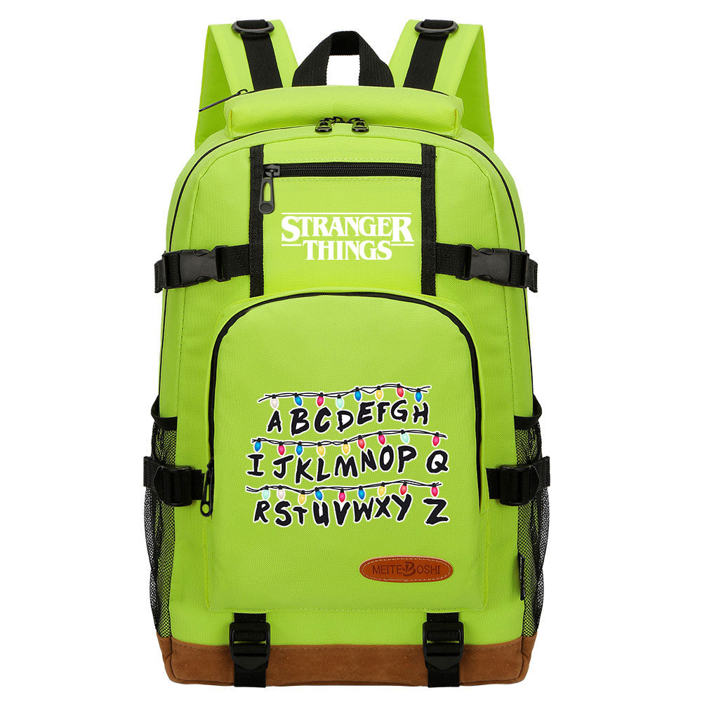 Strangers Things Waterproof Backpack School Notebook Travel Bag