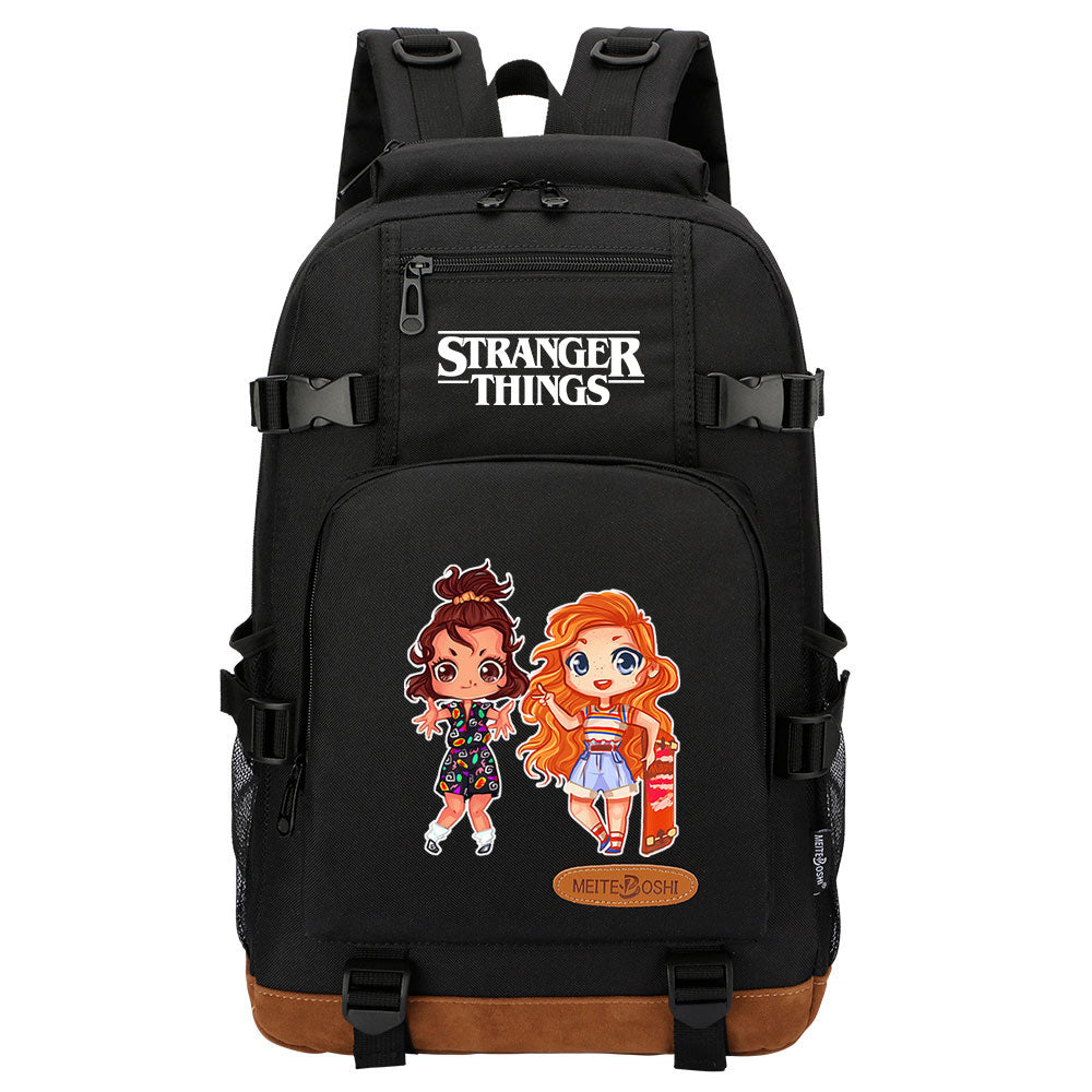 Strangers Things Max Mayfield Waterproof Backpack School Notebook Travel Bag