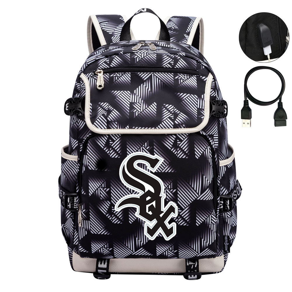 Chicago White Sox Backpack School Notebook Travel Bags